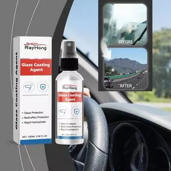 RAYHONG Авто Стекло Покрытие Спрей Очистка Окна Ветровое Стекло Водонепроницаемый Автомобиль Покрытие Спрей 100ml
