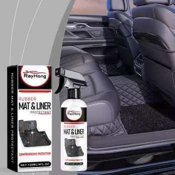 RAYHONG Автомобильные резиновые коврики Защитное средство для салона автомобиля Потолок Коврики для ног Обезжиривающий многофункциональный пенный очиститель 120ml