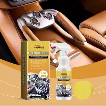 rayhong Car Multi-Purpose Foam Cleaner Бытовой многоцелевой пятновыводитель Чистка салона автомобиля Уход 150ml