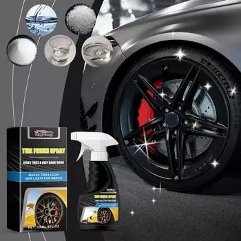 RAYHONG Car Tire Shine Spray Чистящее и полирующее покрытие для автомобильных шин Жидкое средство для покрытия 120ml