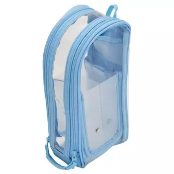 Raymay Fujii Pencil Detail Cool Stand FY1267A Case, Clear, Type, FY1267, Blue,