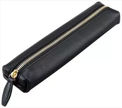 Raymay Fujii Pencil Lace Genuine NF2402B Case, Leather, Black, чёрный