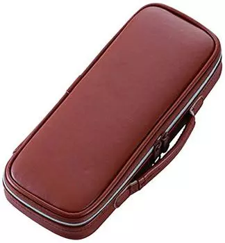 Raymay Fujii Pencil Large Synthetic FSB122C Case, Capacity, Topliner, Leather, Brown,