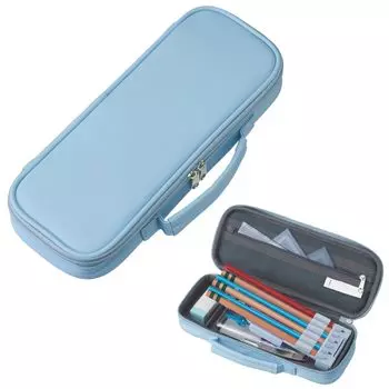 Raymay Fujii Topliner Pencil Synthetic Light FSB169H Case, Leather, Blue,