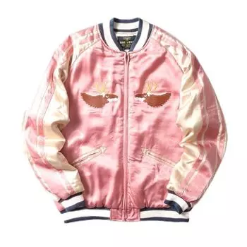 RAYON SOUVENIR JACKET 51394 PINK [Houston] (ALASKA) розовый