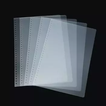 RAYSOONER A4 обложка для переплета матовая обложка 30 отверстий 50 листов прозрачная A4PP-30