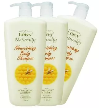 Rayvey Body Shampoo Royal Jelly Honey 1150 мл x 3 [Набор 3] &