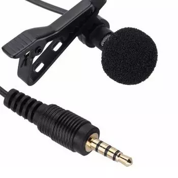 Разъем 3,5 мм для микрофона с зажимом на лацкане Mikrofon Microfono Mic для мобильного телефона