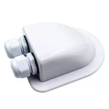Разъем ABS Изогнутая конструкция Плоские крыши Фотоэлектрические White