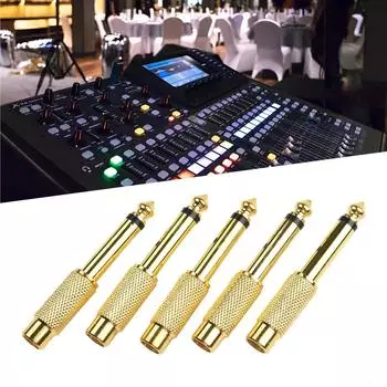 Разъем адаптера антиоксидантный RCA Female 6,5 к AV B