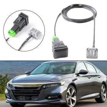 Разъем Aux-входа. Внутренние запасные части. Запасной провод.