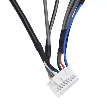 Разъем черный адаптер слот для SIM-карты ABS черный интерфейс с радио разъем для вентилятора охлаждения 12 В подходит для автомобилей 12 В CHINA