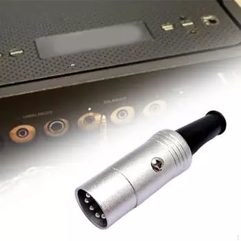 Разъем Din 5 Pin Male Plug, зажим для кабеля MIDI, надежный встроенный аудио-паечный разъем