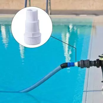 Разъем для фильтра для бассейна, универсальный резьбовой многоразовый профессиональный переходник для шланга насоса для бассейна, замена для SPX1091Z7 SPX1091Z4 белый