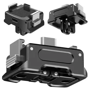Разъем для крепления адаптера 1/4 Gimbal Camera Quick Release Bracket Camera Charge Base для DJI OSMO Pocket 3 Camera Accessories