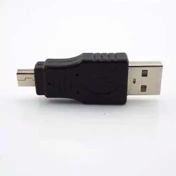 Разъем для ПК USB 2.0 A «папа» на Mini USB 5-контактный разъем-адаптер-адаптер для передачи данных ноутбука