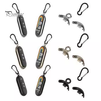 Разъем для ремешка для часов с подвеской, надежная посадка, простая установка, ремешок для часов, подвесные аксессуары для Mi Band 8 A серебряный