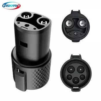 Разъем для зарядки электромобиля Type1 для автомобильного зарядного устройства TESLA EV, адаптеры, конвертеры, модные инструменты для зарядных устройств EVSE, аксессуары Type1 to Tesla чёрный