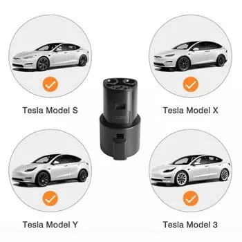 Разъем для зарядного устройства PECHAM EV Адаптер для зарядки электромобиля Type1 J1772 для Tesla Model XY 3 S для EVSE Конверсионная розетка для пистолета