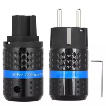 Разъем IEC Monoso из чистой меди с родиевым покрытием o Разъем питания