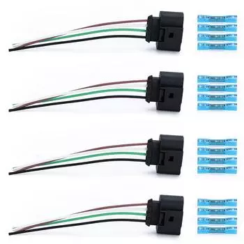 Разъем катушки зажигания, вилки, проводка с ремонтными клеммами для A3 A4 A5 A6 TT VW Passat Jetta Golf 1J0973724 2011340