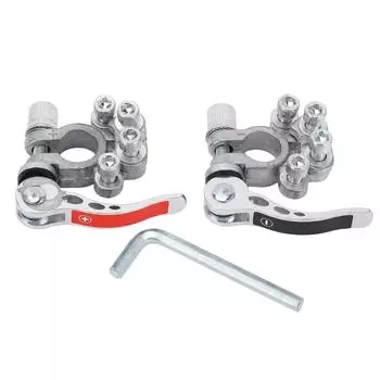 Разъем клеммы аккумулятора, быстросъемный, 4-контактный, положительный/отрицательный, тип A, для кабины автомобиля