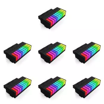 Разъем материнской платы ARGB Power 10 LED для блока питания настольного ПК (черный) NEW