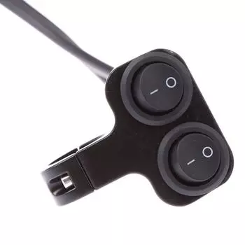 Разъем Мотоцикл Модифицированный переключатель Кнопка звукового сигнала Двойные кнопки Противотуманные фары t Переключатель Мотоцикл Переключатель Third gear