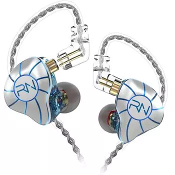 Разъем RevoNext HiFi Silver Совместим с iPhone15 []RH215SV-C 4BA+1DD Высококачественные наушники-вкладыши 0,75 мм2Pin-Type-C