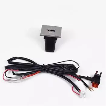 Разъем USB-A QC3.0 Порт Автомобильное Быстрое Зарядное Устройство Розетка Панельный Монтаж Аксессуары Для Ford Focus MK2 2005-2009