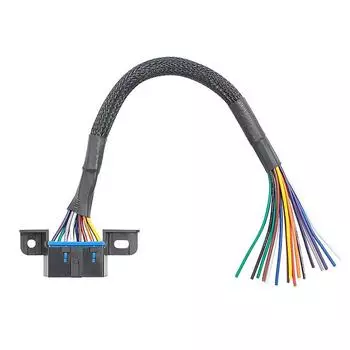 Разъем женский диагностический кабель для автомобиля Obd2 16Pin к открывающемуся удлинителю женский интерфейс 30 см цветные провода