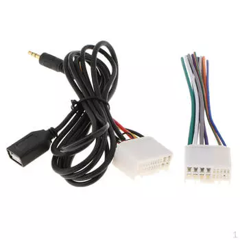 Разъем жгута автомобильного аудиокабеля с USB AUX K5