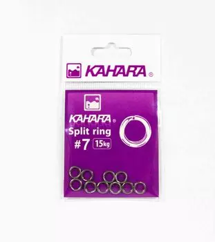 Разъемное кольцо Kahara из нержавеющей стали, размер 7 (3820)