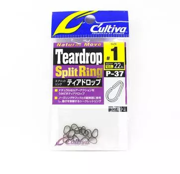 Разъемное кольцо Owner P-37 Tear Drop, 22 фунта, размер 1 (8006)