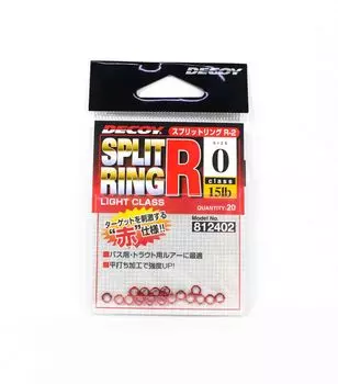 Разъемные кольца Decoy R-2 Светлый класс Красный Размер 0 (2402)