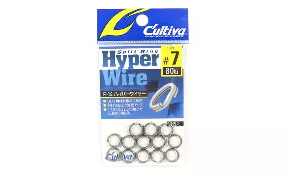 Разъемные кольца Owner P-12 Hyper Wire, размер 7 (1716 г.)