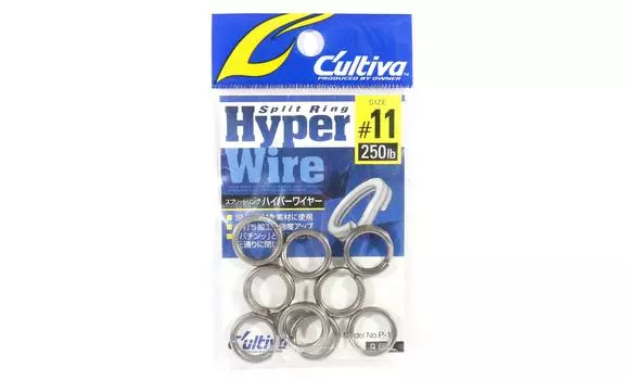 Разъемные кольца Owner P-12 Hyper Wire, размер 11 (1778)