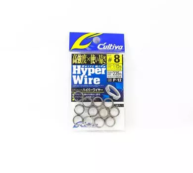 Разъемные кольца Owner P-12 Hyper Wire, размер 8 (1730 г.)
