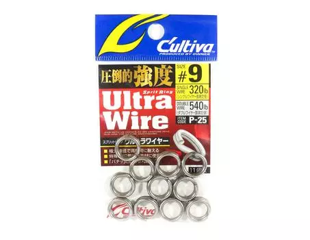 Разъемные кольца Owner P-25 Ultra Wire, размер 9 (5169)
