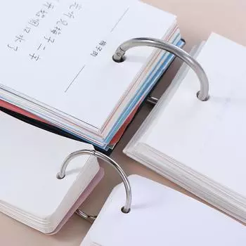 Разъемные кольца с шарнирными кольцами Брелок Круглая переплетная книжка Переплет с металлическими кольцами Пяльцы для книг с отрывными листами 15mm