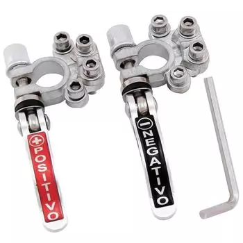 Разъемы клемм аккумуляторной батареи автомобиля Быстроразъемный разъединитель Положительные клеммы кабеля аккумуляторной батареи разноцветный