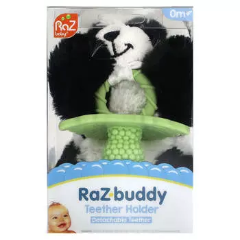 RaZbaby, держатель Tither, съемный Tither, от 0 месяцев и старше, панда, 1 шт.