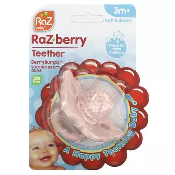 RaZbaby, Raspberry Tither, от 3 месяцев и старше, розовый, 1 шт.