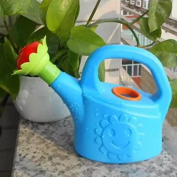 Разбрызгиватель лейка милый мультфильм сад дети дом пластиковые цветы бутылка пляж спрей для ванны игрушка раннее образование зелёный