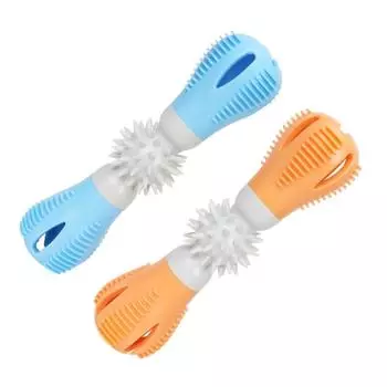 Раздаточная игрушка для собак, чистка зубов, гантели, укусы, фонационная игрушка для умного кормления