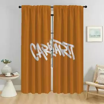 Раздел C-carharttes Шторы для гостиной Шторы для украшения Хэллоуина Домашний интерьер Шторы 2 шт. Оттенки Кухня W50xH70cmx2pcs-CL