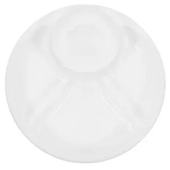 Раздельные тарелки для торта, противень для уменьшения жирности, подносы для фруктов для сервировки еды белый