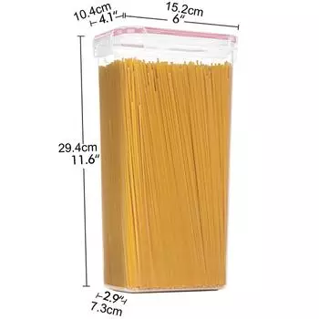 Разделенная кухонная фасоль-сухой пищевой резервуар для хранения зерна Наложенный герметичный резервуар Ящик для хранения зерна Прозрачный ящик для фруктов F