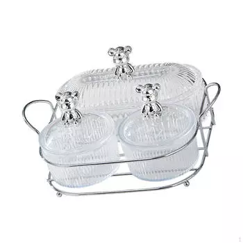 Разделенные миски для закусок Подносы для сухофруктов Поднос для приправ Органайзер для хранения конфет Style B