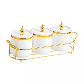 Разделенные тарелки с сухофруктами, сухой контейнер, служащий элегантной закуской с крышкой 3 Grids